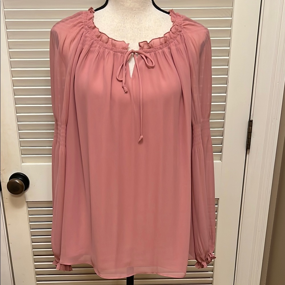I-N-C International Concepts Blouse in Pink, Size XLarge, EUC